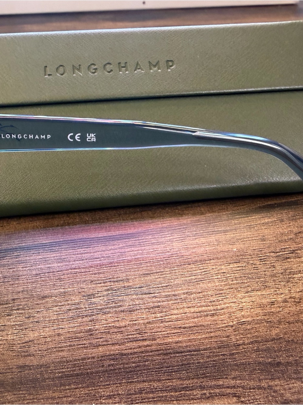 Longchamp RX Translucent Blue Rectangular Optical Glasses - Picture 6 of 7